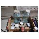 2 JARS & ALL ZINC LIDS