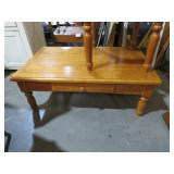 OAK 1DWR SPINDEL LEG COFFEE TABLE
