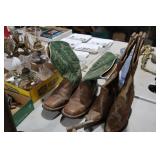 PAIR MENS & PAIR WOMENS COWBOY/GIRL BOOTS