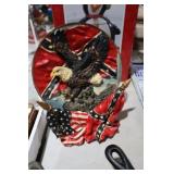 REBEL AMERICAN EAGLE PLATE W/ HOLDER