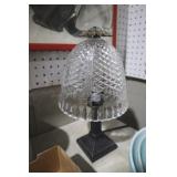 CRYSTAL LAMP W/ METAL BASE