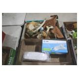 CAP GUN W/ HOLSTER, TOY TRICYCLE, TELEPHONE