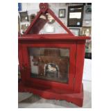 HANDMADE PUPPY BY THE FIRE SHADOWBOX HOME DECOR