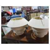 PAIR OF WAVERLY HOME CLASSICS HANGING LIGHT FIXTUR