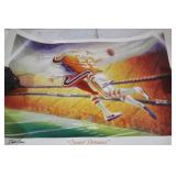 (4) VINTAGE UT POSTERS