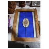 HANGING STAINED GLASS 21X15
