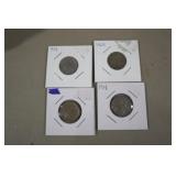 (4) BUFFALO NICKELS VARIOUS DATES