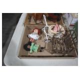 RAGGEDY ANN, WOOD DOLL CHAIR, MISC