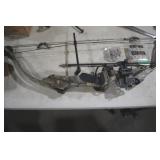 COMPUND BOW W/ HEADS, MISC