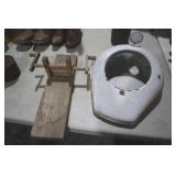 ANTIQUE ROLLER & BEDPAN