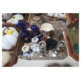 COBALT BLUE GLASS & MISC