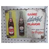 METAL DR. PEPPER ADV. SIGN