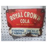 METAL ROYAL CROWN ADV. SIGN