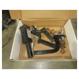 COLLECTION OF TRAILOR HITCHES & BALLS