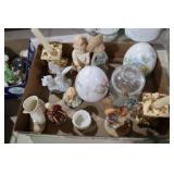 CANDLEABRAS, FIGURINES, BELL, MISC