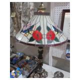 BEAUTIFUL LEADED GLASS LAMP