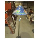 LEADED GLASS BALLOON THEMED FLOOR LAMP