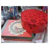 DECORATIVE CHRISTMAS BOXES - 2PC
