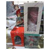 (3) ORNAMENTS (NIB) -(1) IS  CHRISTOPHER RADKO