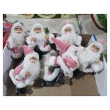 COLLECTION CHRISTMAS SANTA ORNAMENTS