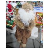 VTG RUSTIC SHELF SITTER SANTA
