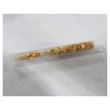 TUBE OF GOLD FLAKES