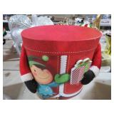 LIFT TOP CHRISTMAS BOX W/ ARMS