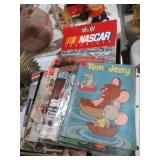 COLL. NASCAR BOOKS & VTG COMIC BOOKS