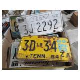 COLL. VTG LICENSE PLATES