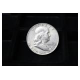1963 D FRANKLIN HALF DOLLAR 90%