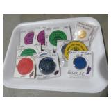 VINTAGE PLASTIC TOKENS