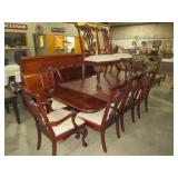 THOMASVILLE CHERRY  DINING TBL W/(10)  CHAIRS