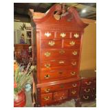 THIOMASVILLE CHERRY 2PC 12 DWR HIGHBOY CHEST