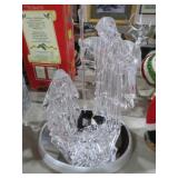 LIGHTED ACRYLIC MANGER FIGURES