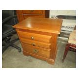 SOLID WOOD 2 DWR NIGHTSTAND