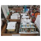 (6) NORMAN ROCKWELL VILLAGES, HOUSES , CHURCHES