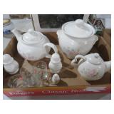COLL. PFALTZGRAFF TEAPOT,COOKIE JAR,S/P SHAKERS &