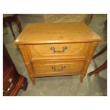 SOLID WOOD 2 DWR NIGHTSTAND