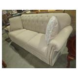 NICE LINEN PLEATED BACK SOFA