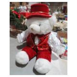 PLUSH CHRISTMAS TEDDY BEAR