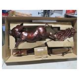 METAL PIG WEATHER VANE (NOS)