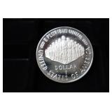 1987 S CONSTITUTION DOLLAR 90% SILVER GEM PROOF
