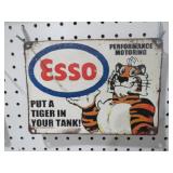 METAL ESSO GAS ADV. SIGN