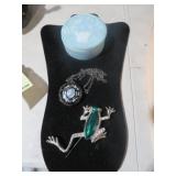 FROG BROUCH, NIGHTMARE WATCH, POWDER BOX