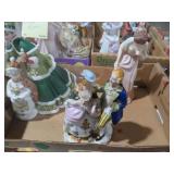 COLLECTION OF BISQUE FIGURES