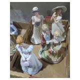 COLLECTION OF BISQUE FIGURES