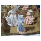 COLLECTION OF BISQUE FIGURES