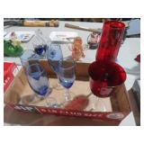 COLL. COBALT BLUE & RUBY RED STEMWARE