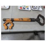 24 INCH WOODEN SKELETON KEY