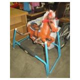 VTG METAL FLEXIBLE FLYER BOUNCY HORSE
